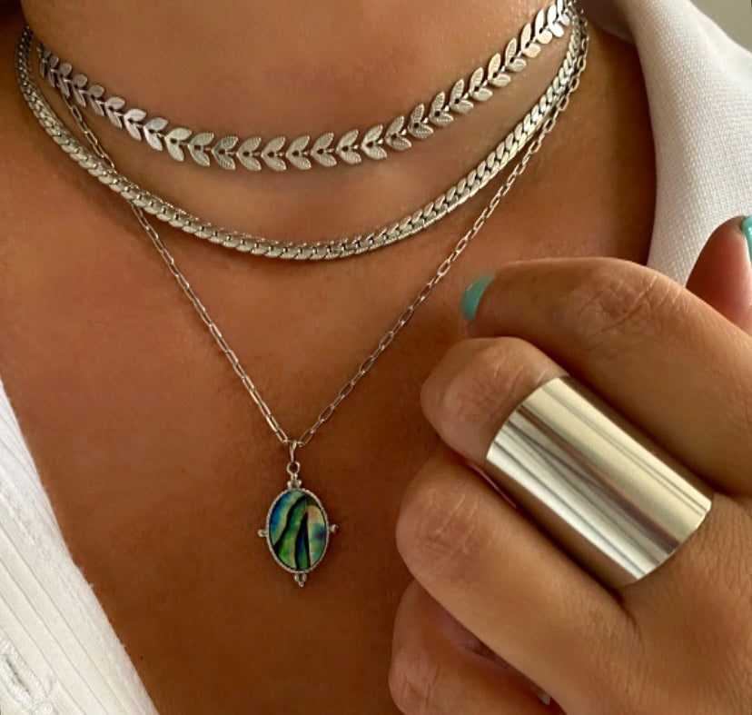 Amira Silver Choker