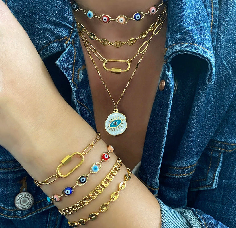 Gold Clip Bracelet