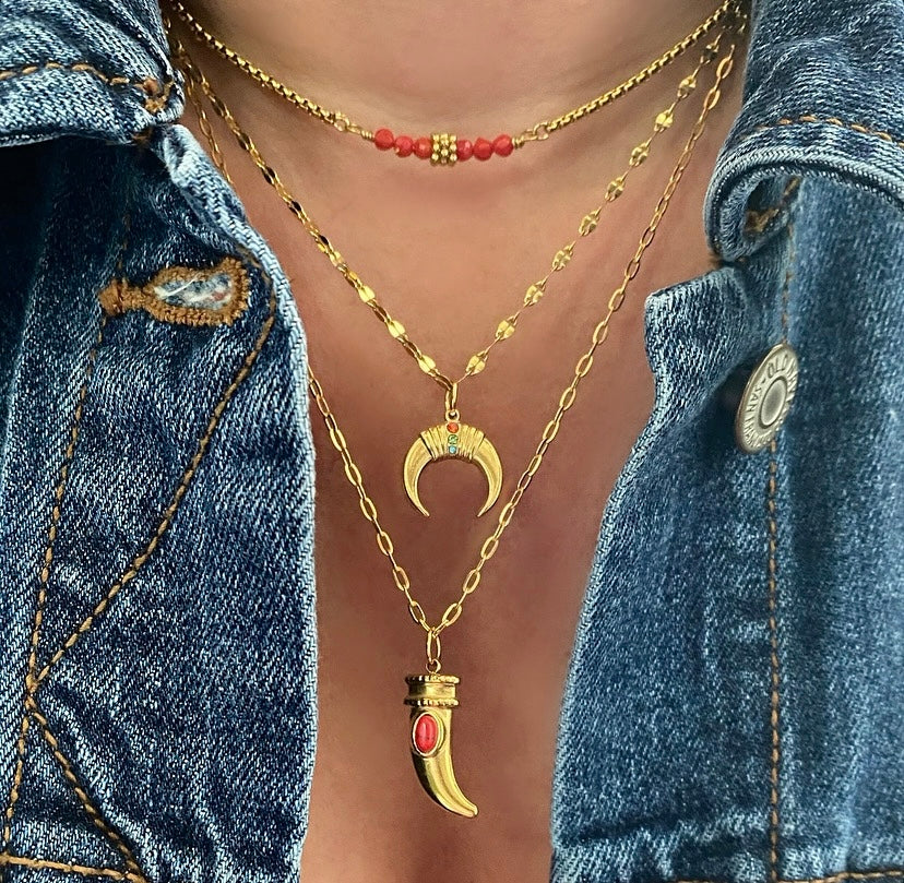 Zayna Moon Necklace