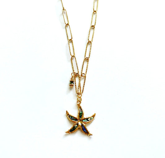 Abalone Stafish Necklace