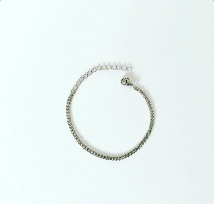 Cubanita Silver Bracelet