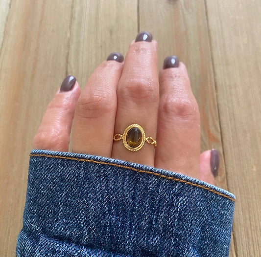 Tiger Eye Ring