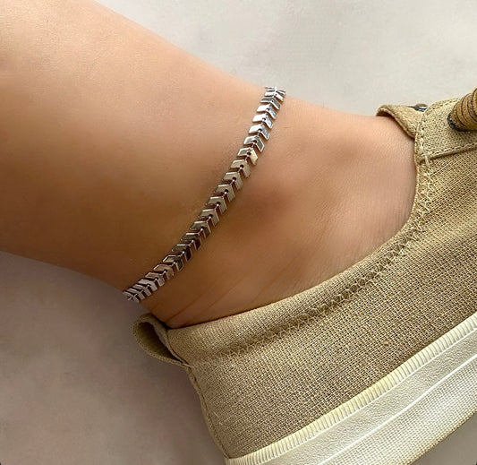 Silver Mara Anklet