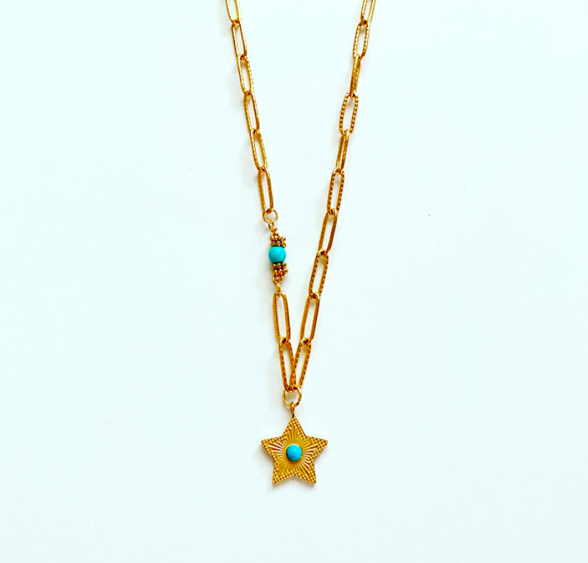 Turquoise Little Star