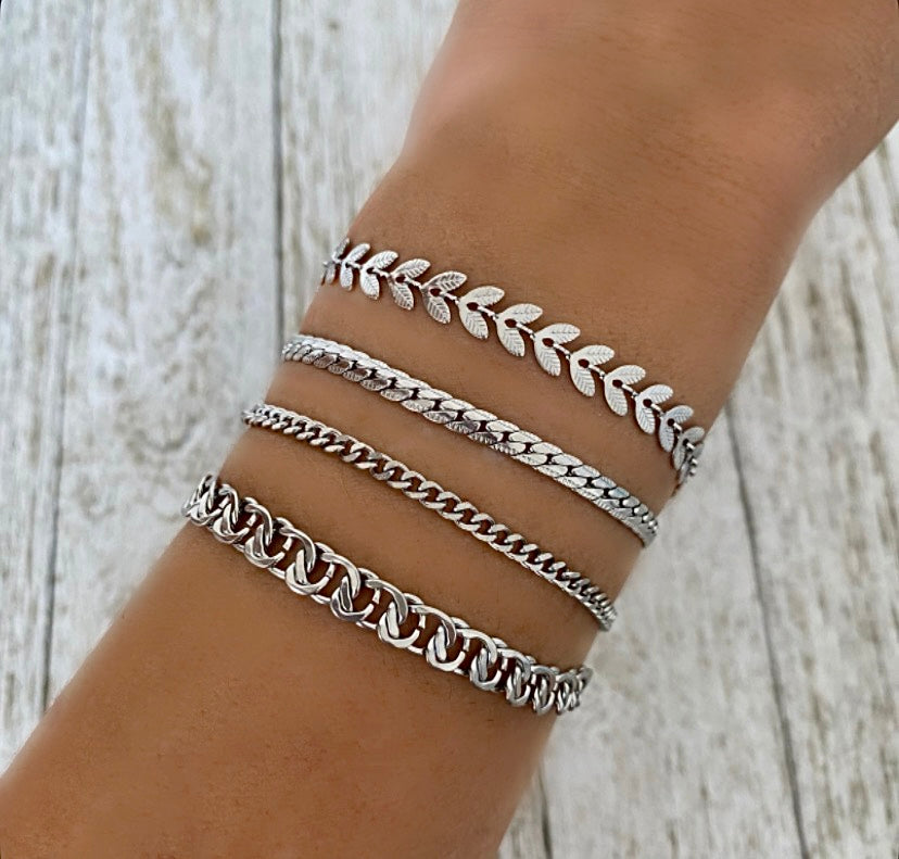 Cubanita Silver Bracelet