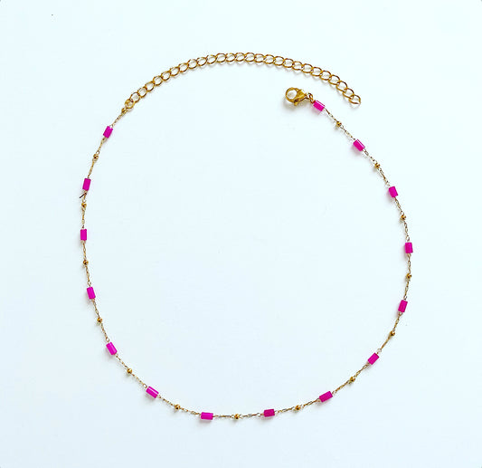 Magenta Choker