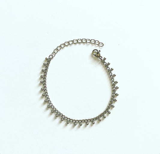 Silver Dots Bracelet