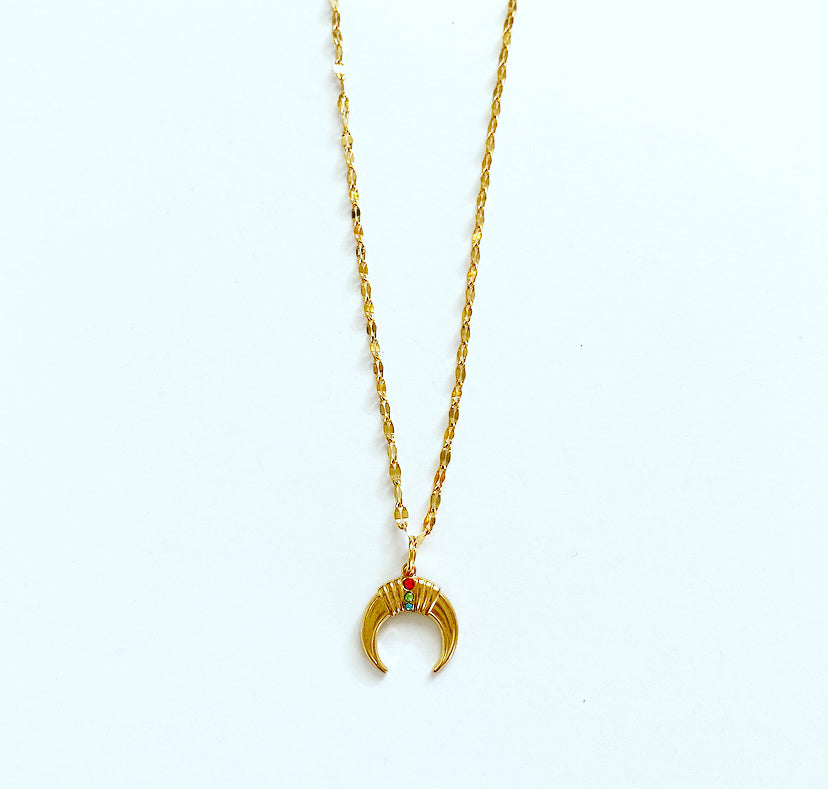 Zayna Moon Necklace