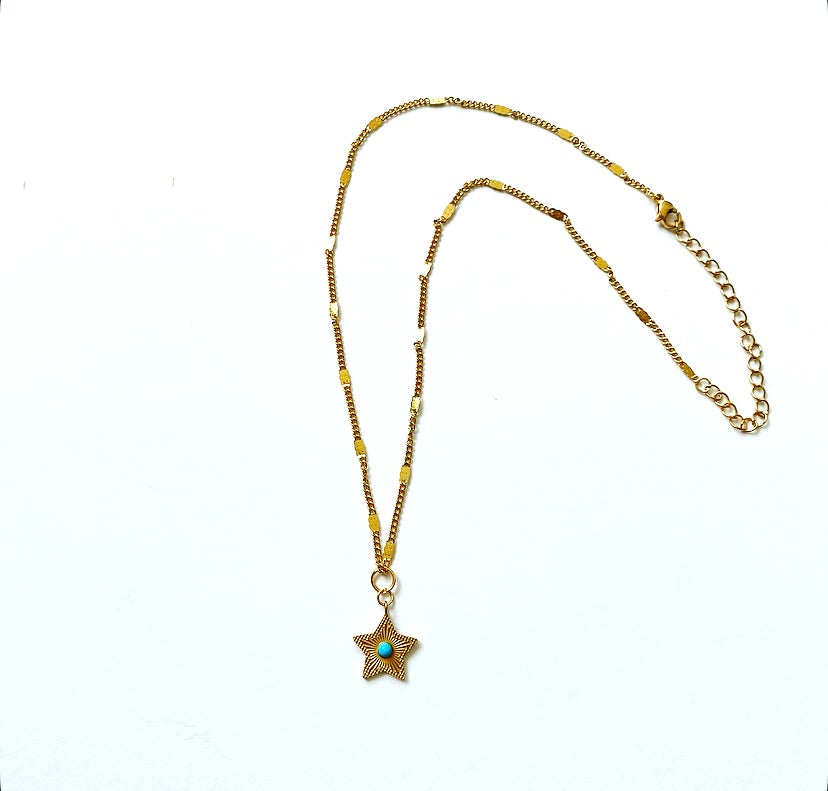 Turquoise Little Star