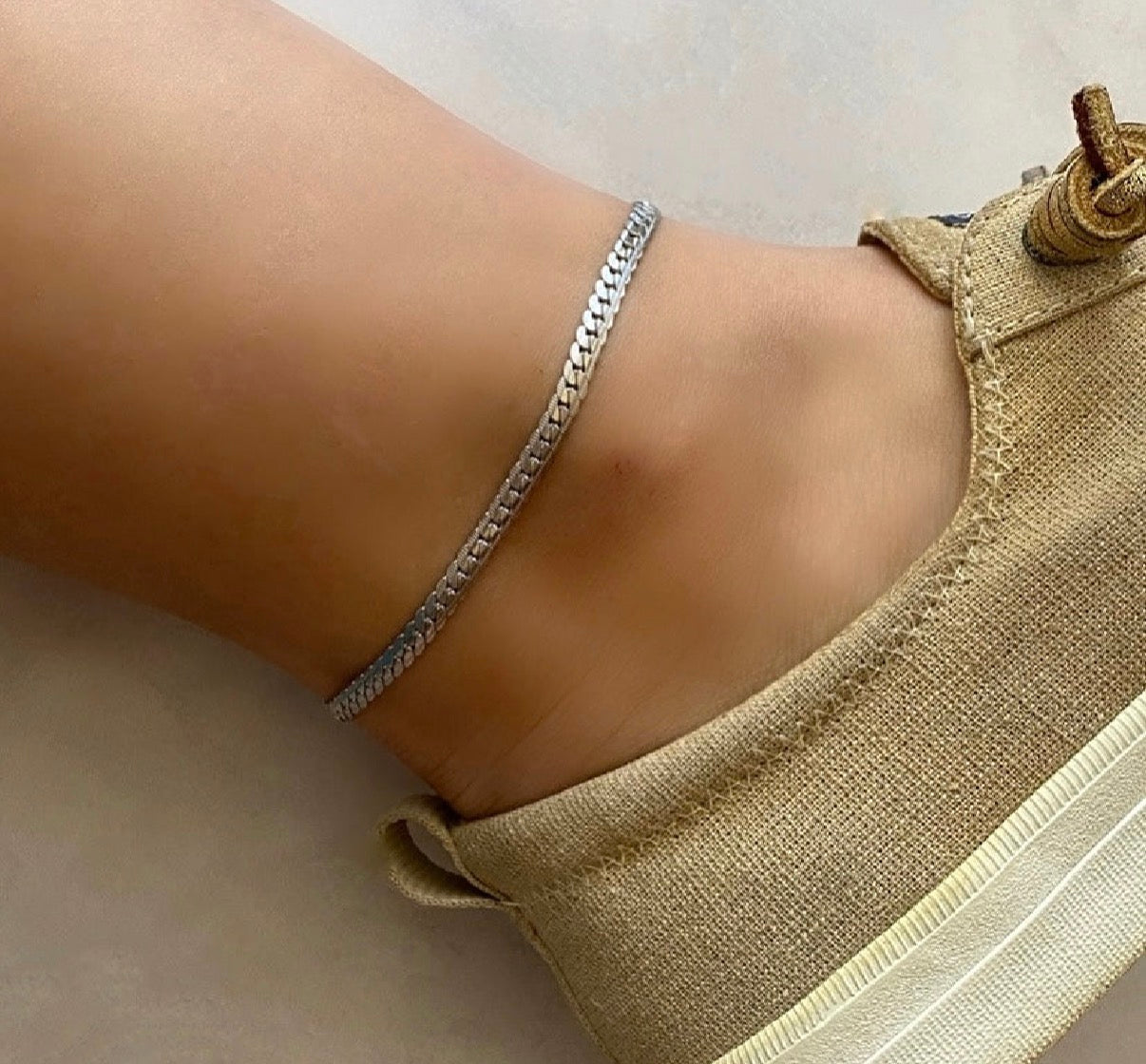 Silver Nahesa Anklet