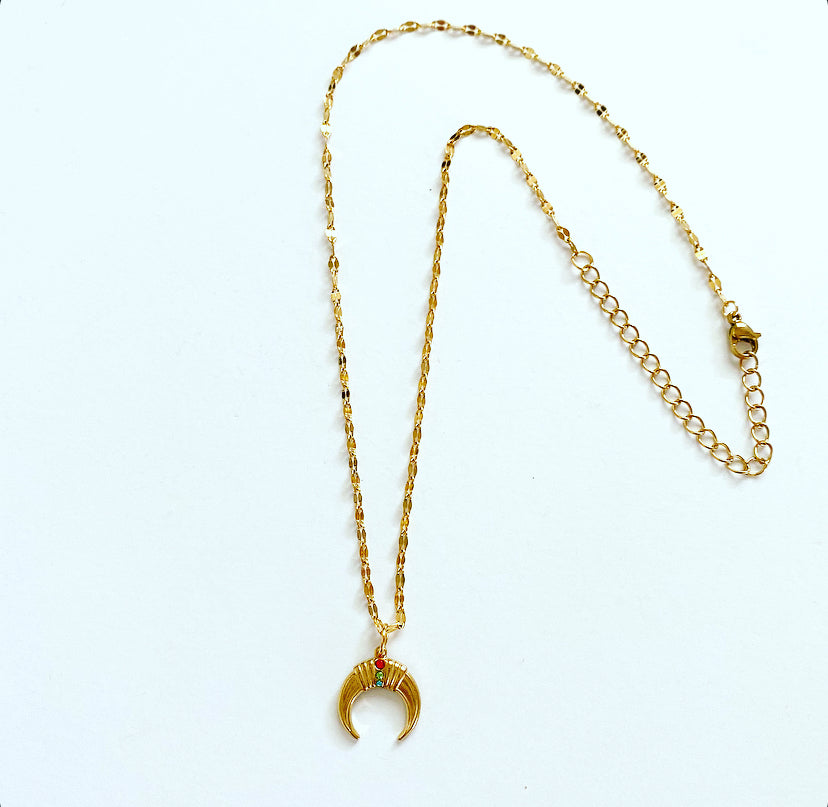 Zayna Moon Necklace