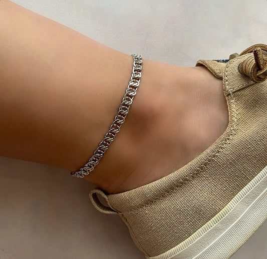 Ari Silver Anklet