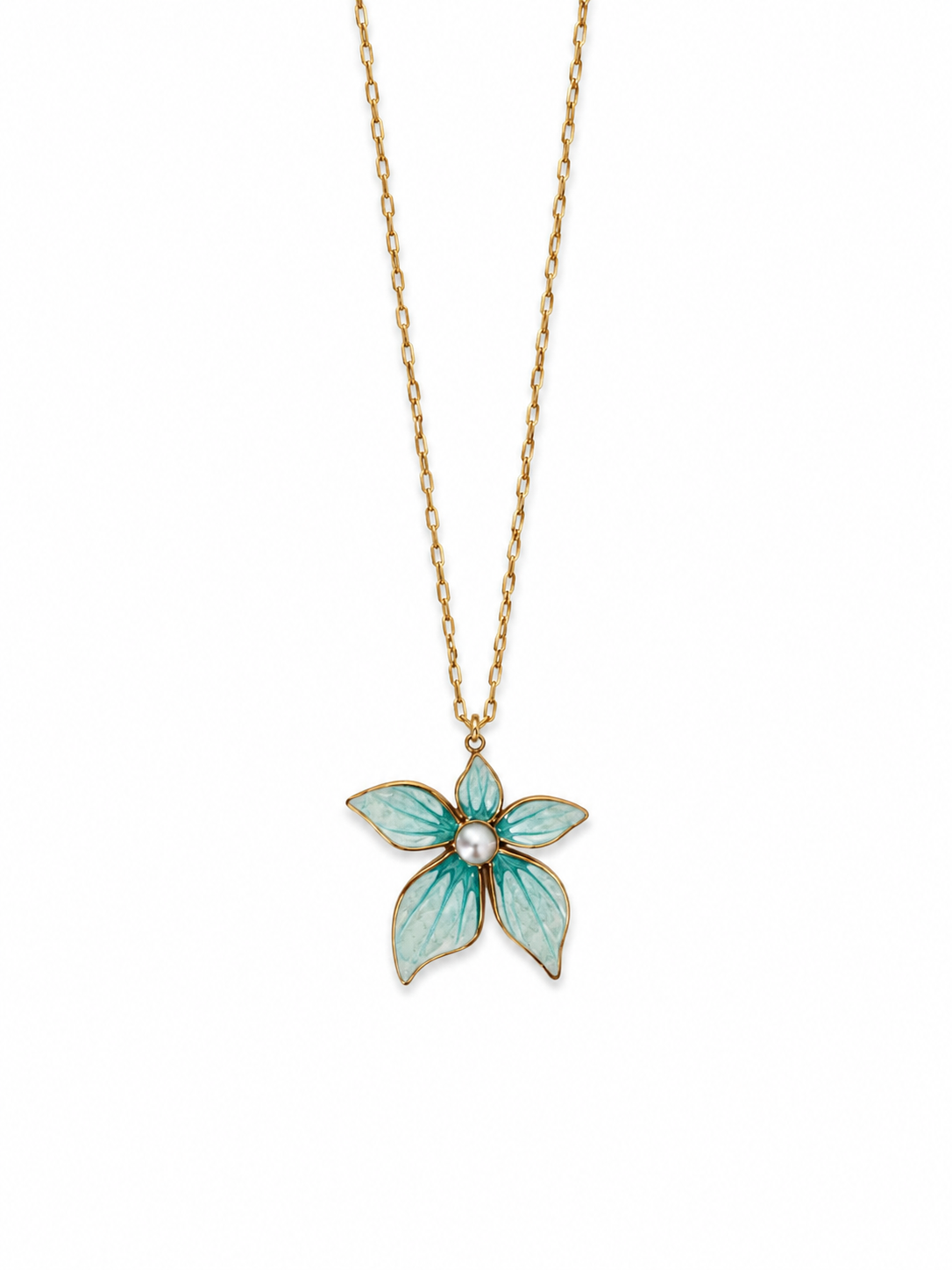 Azure Bloom Necklace