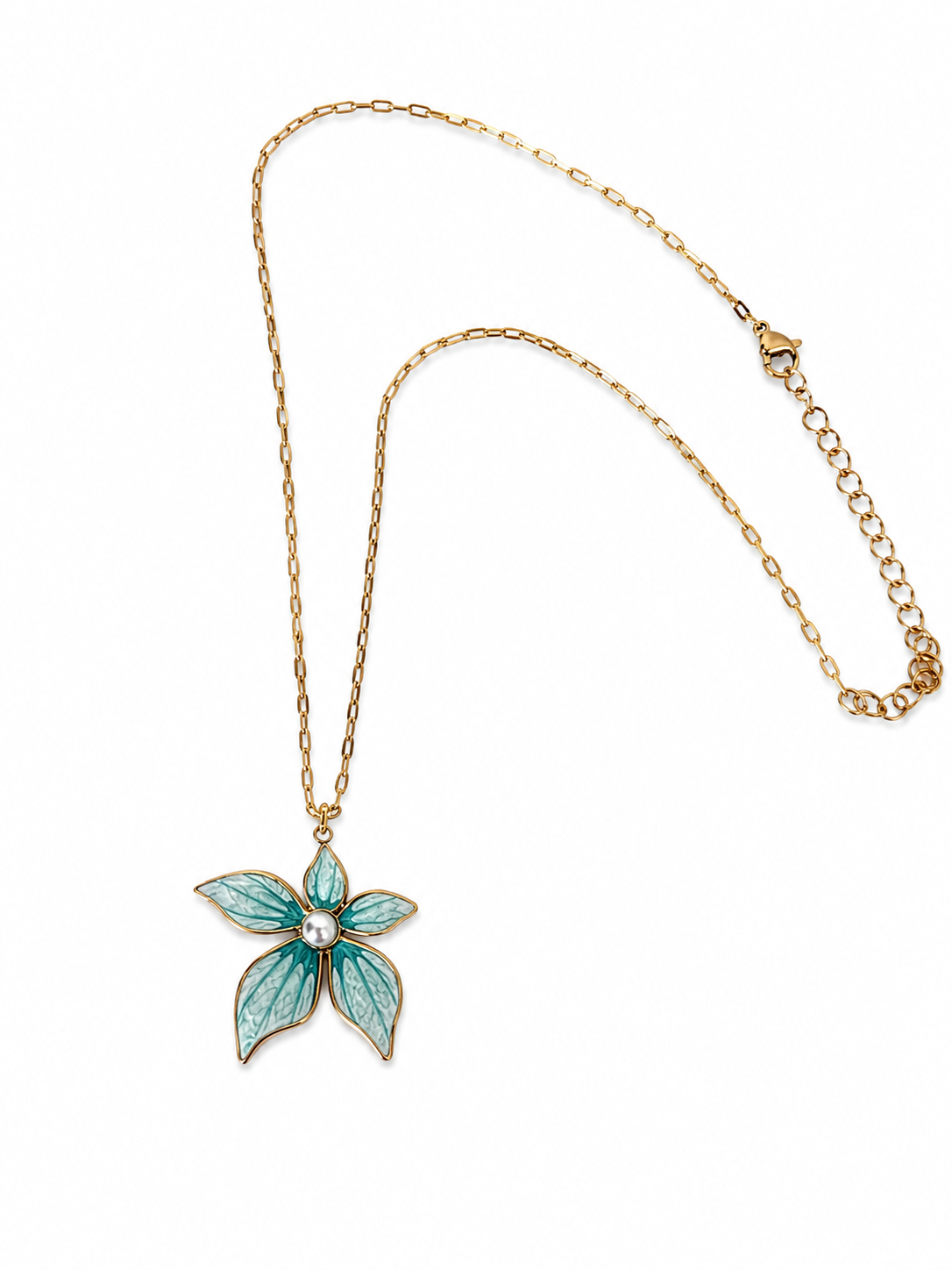 Azure Bloom Necklace