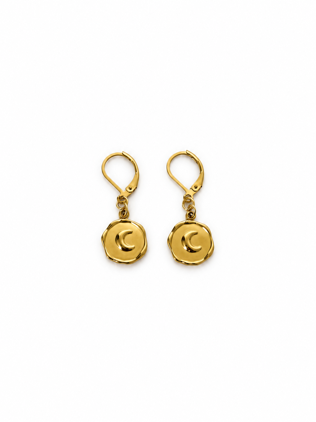 Alura Gold Moon earrings
