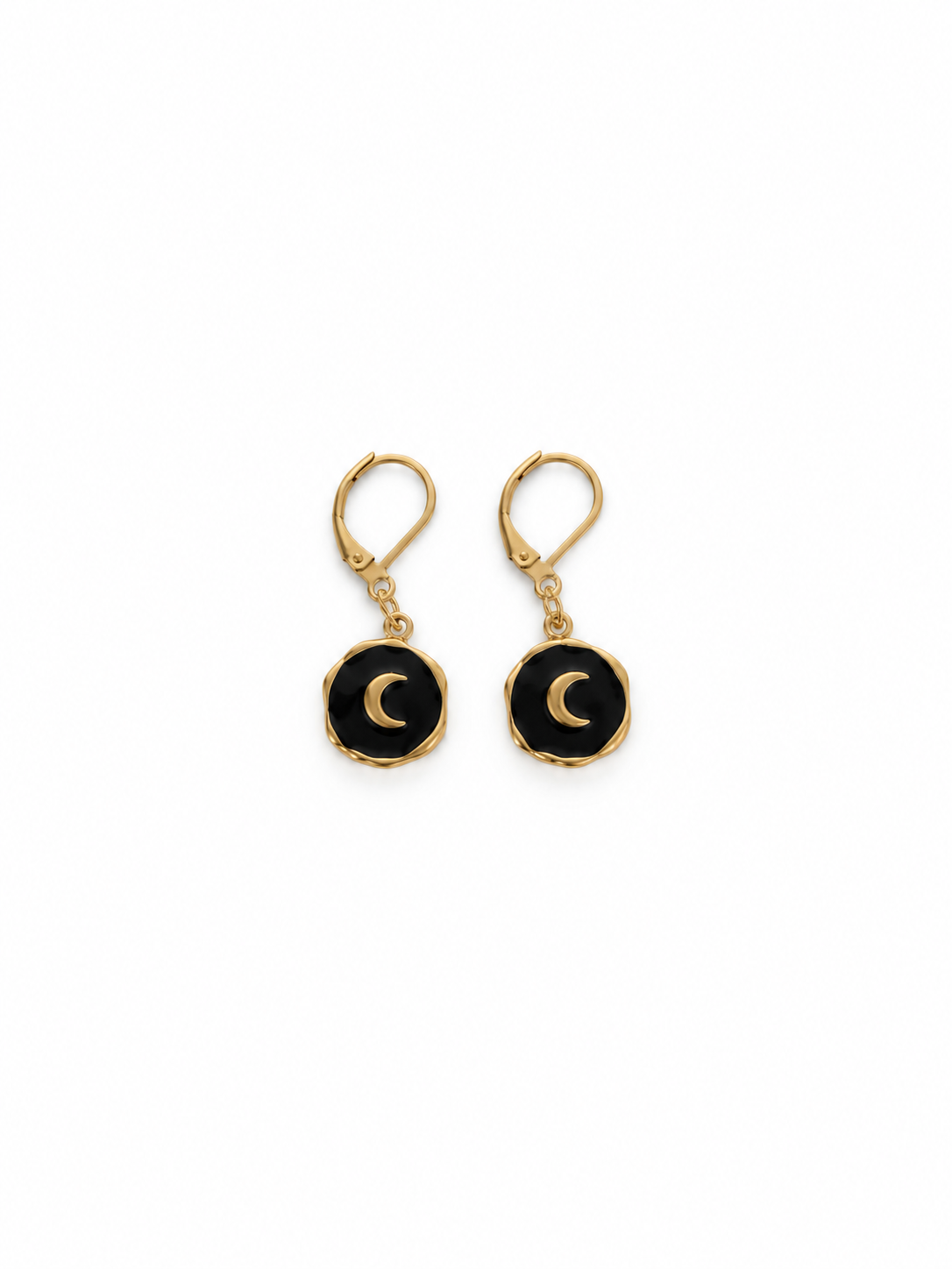 Alura Black Moon Earrings
