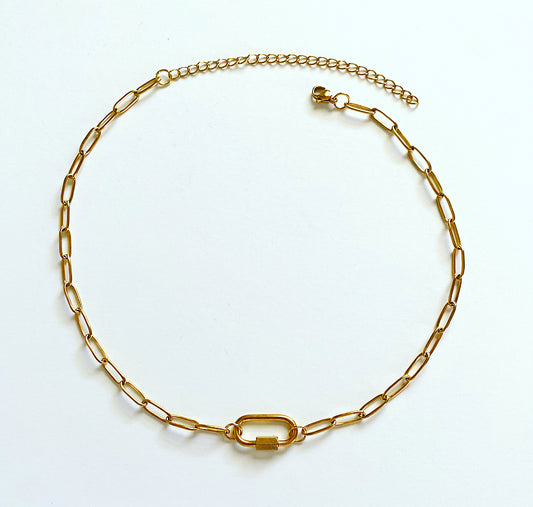 Gold Clip Choker