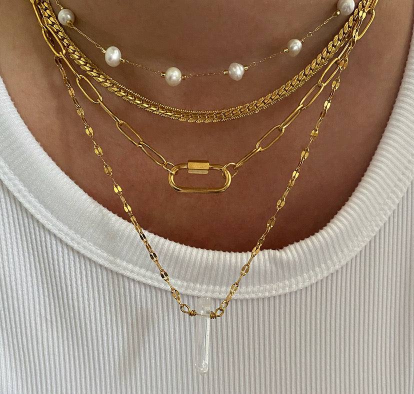 Gold Clip Choker