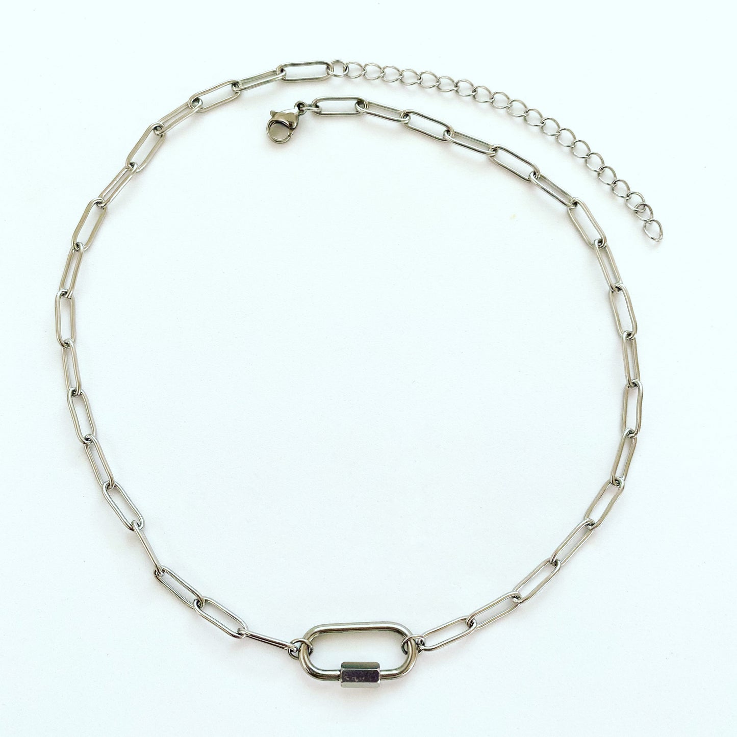 Silver Clip Choker